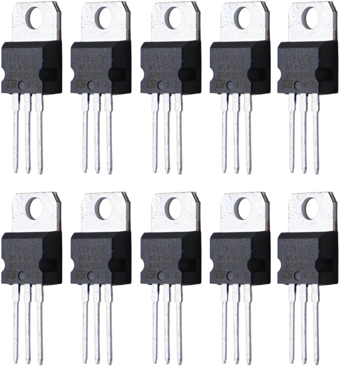 Sylen 10 STKS Spanning Drie Terminal Regulator L7918CV L7918 1.5A 18V TO-220 Negatieve Spanning Regulator - ShopVlot