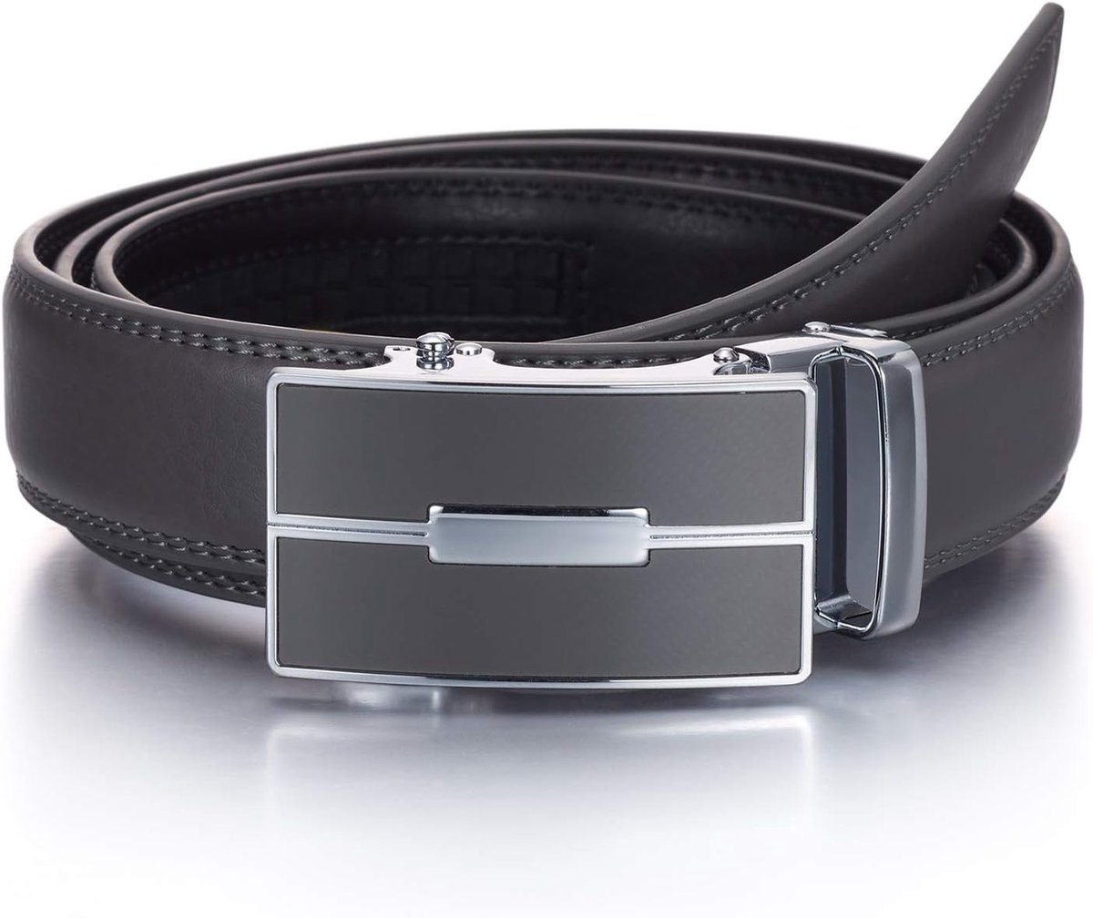 Ratelriem heren 3 cm - automatische leren riem - verstelbare maat - stijlvol en praktisch - ShopVlot