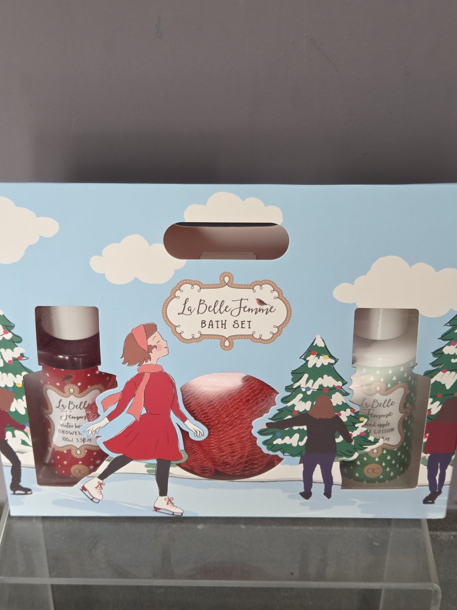 geschenk set vrouwen verjaardag - kerst geschenk - leuk kado - body lotion - douche gel