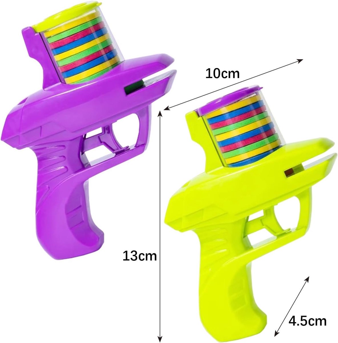 2 stks Foam Frisbee Launcher Flying Frisbe Vliegtuig Foam Frisbe Launche Frisbee Disc Launche en Flying Disc Gift Geschikt voor Outdoor Play Activiteiten