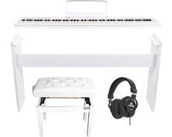 Digitale piano 88 toetsen - incl. sustainpedaal - Met gratis lessen Fazley FSP-200-W