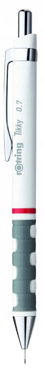 Merkloos Wit Tekenpotlood 0.7mm - Comfortabele Grip & Gum