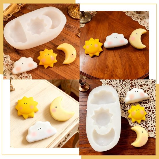 Mallen Siliconen Mallen Epoxy Gieten Hars Mallen Voor Kaars Zeep Maken Diy Aromatherapie Kaarsen Woondecoratie — afbeelding 5