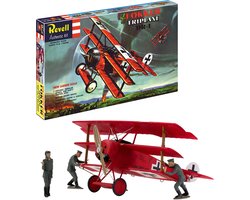 Revell Modelbouwpakket Vliegtuigen - 03762 Fokker Dr.I Triplane WWI - 75 Years Plastic Modelling - Duits Jachtvliegtuig Plastic - 1:28 - Modelbouw