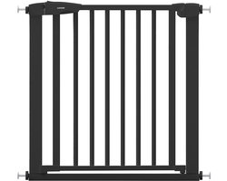 LUVION® Safety Gate Plus Traphekje – Klembevestiging (Zonder Boren Mogelijk) – 76–82,9 cm – Zwart