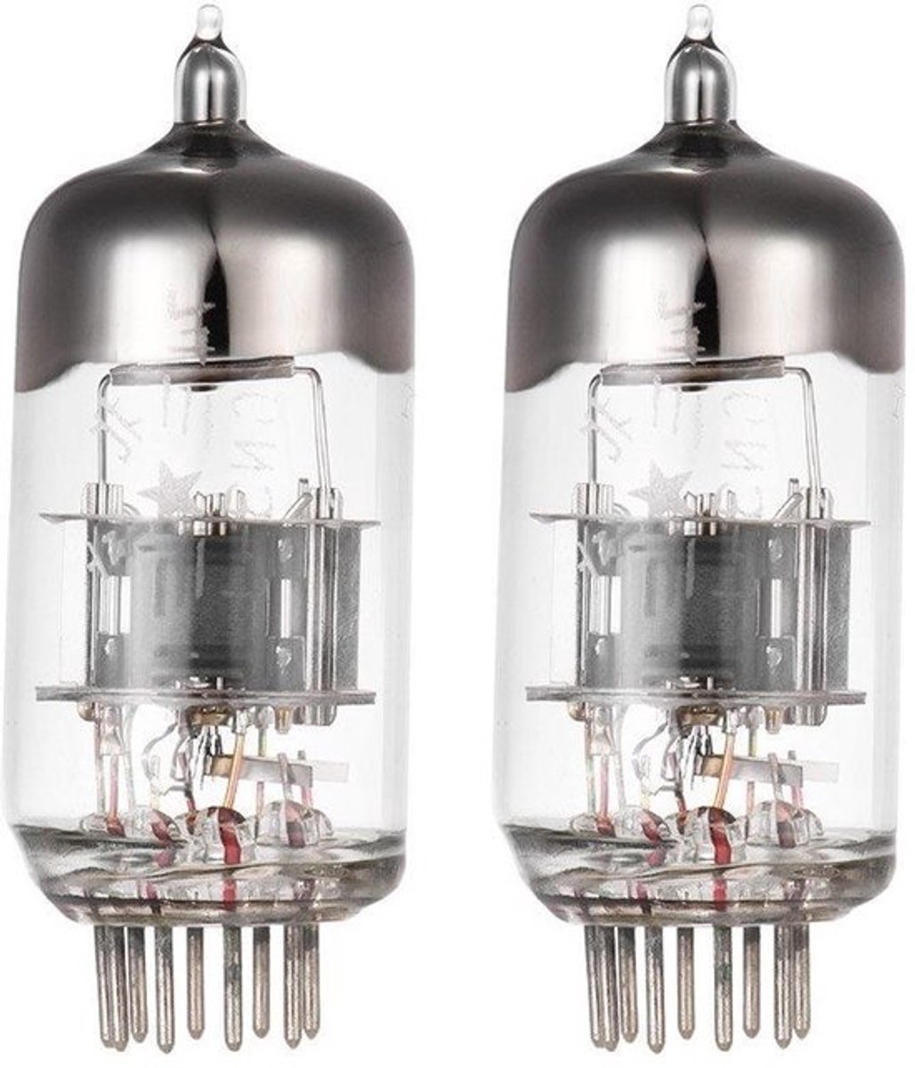 Vervangende vacuümbuis - Audiocomponent - Audioversterking - Lage ruisonderdrukking - 2 stuks - Transparant