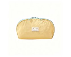 Ondergoed opvang tas - fijne partitie - geïsoleerd vuil - reis noodzakelijke artifact - geel - 27 * 17,5 * 11cm