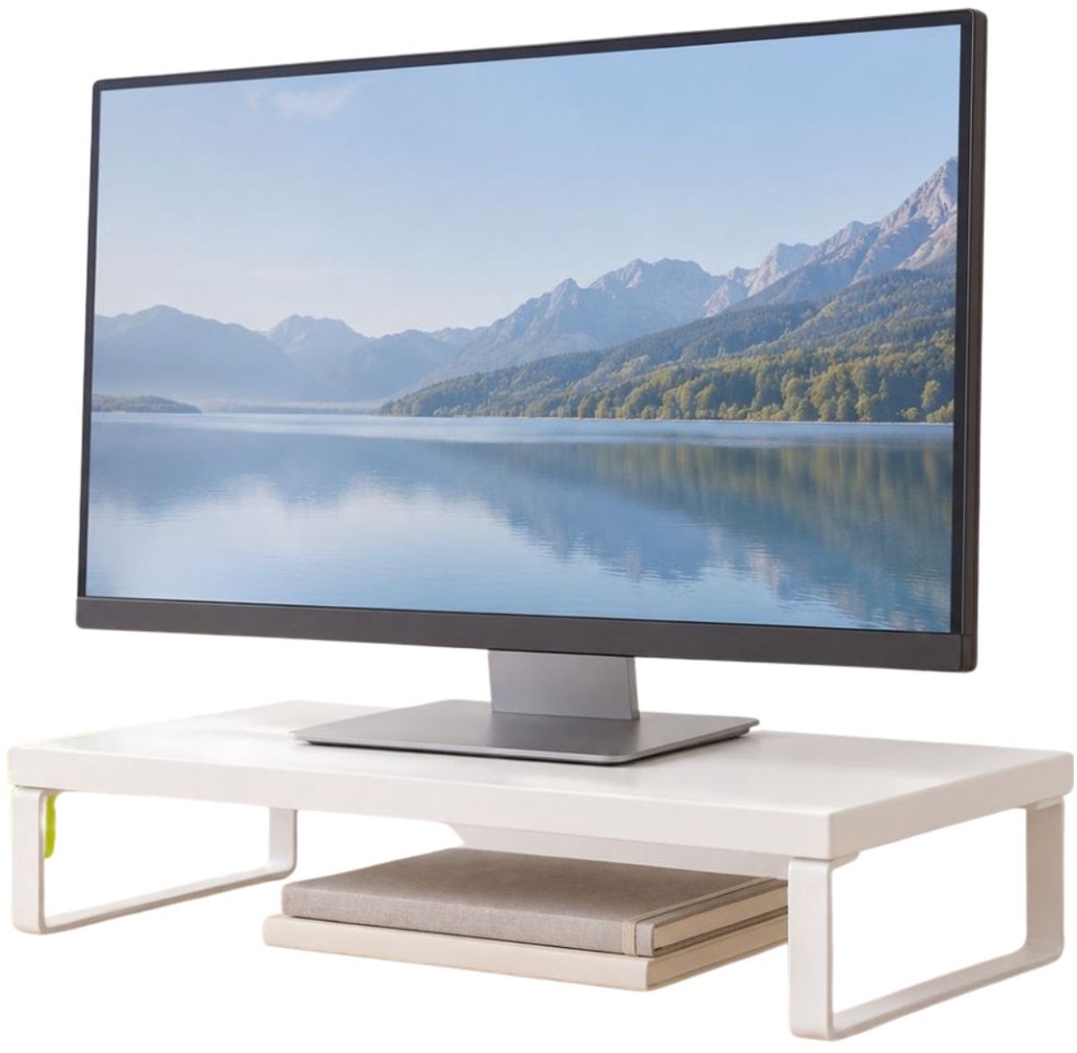 Ceruzo Monitorstandaard - 50 cm - Beeldscherm verhoger - Stevig - Wit