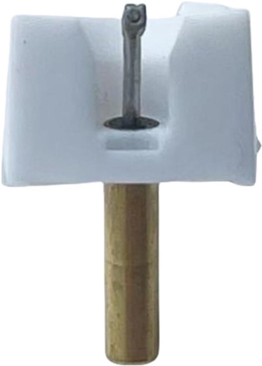Vervangende naald - Stylusnaald - Voor vinyl luisteren - Verbeterde geluidskwaliteit - 3 x 3 x 1 cm - Wit