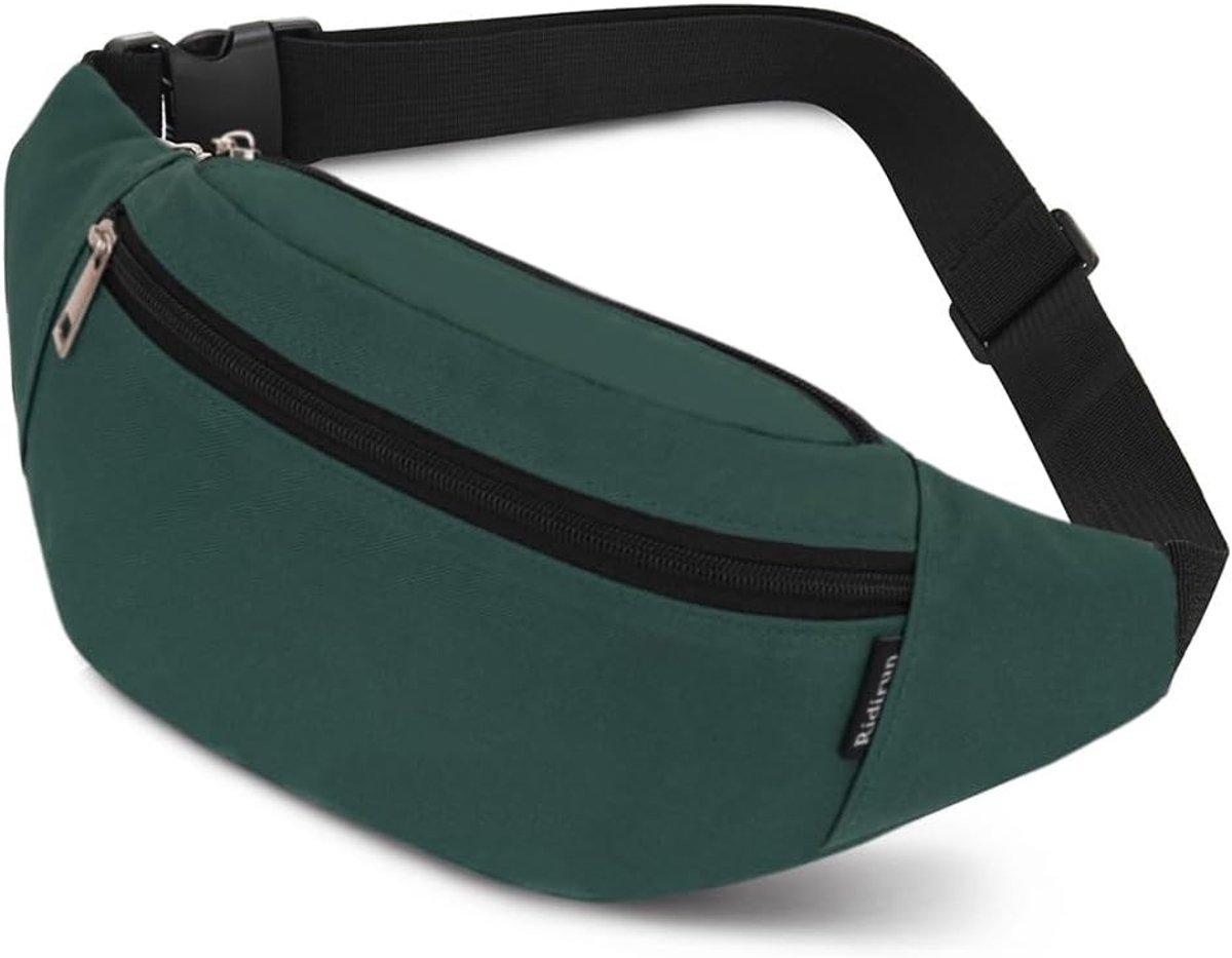 SnelShoppen - Bumbags en Fanny Packs voor Mannen en Vrouwen - Waterdichte Heuptas voor Hiking, Hardlopen, Reizen - Lichtgewicht Polyester, 3 Compartim