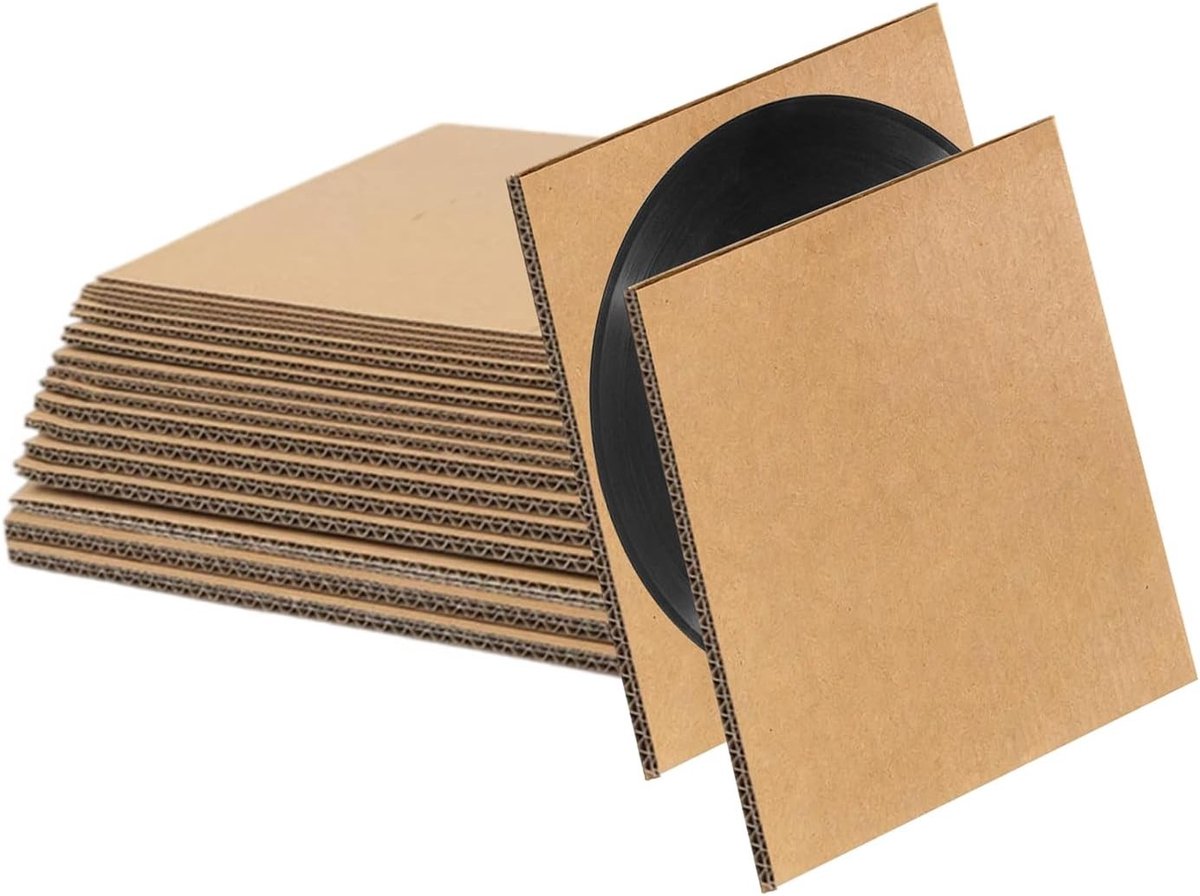 Beschermpads voor vinylplaten - 50 stuks, 18,5 x 18,5 cm, ideaal voor opslag en bescherming van je platen