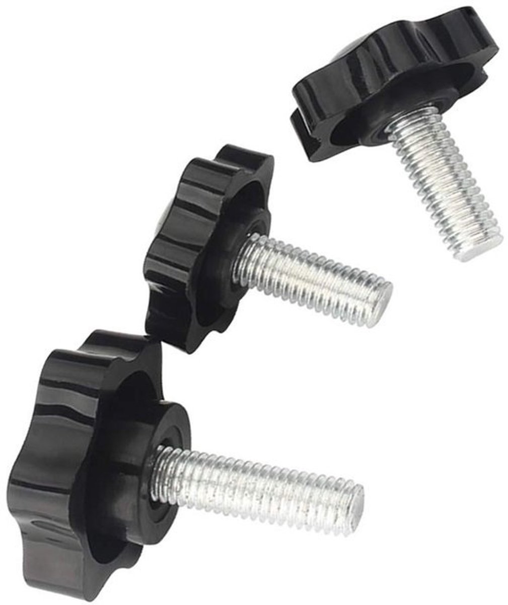 Klem Handgrepen Schroef - Sterkop Moer Knop - Machineonderdelen vervangen - Zeshoekige stervormige grip - M10x35 dia38 (10 stuks)