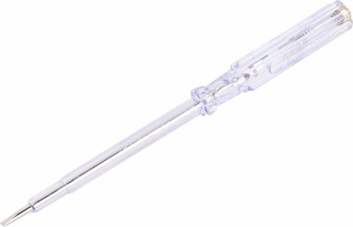 Spanningszoeker | 100-250VAC | 19 cm | Schroevendraaier | Geïsoleerde Spanningstester | spanningsschroevendraaier