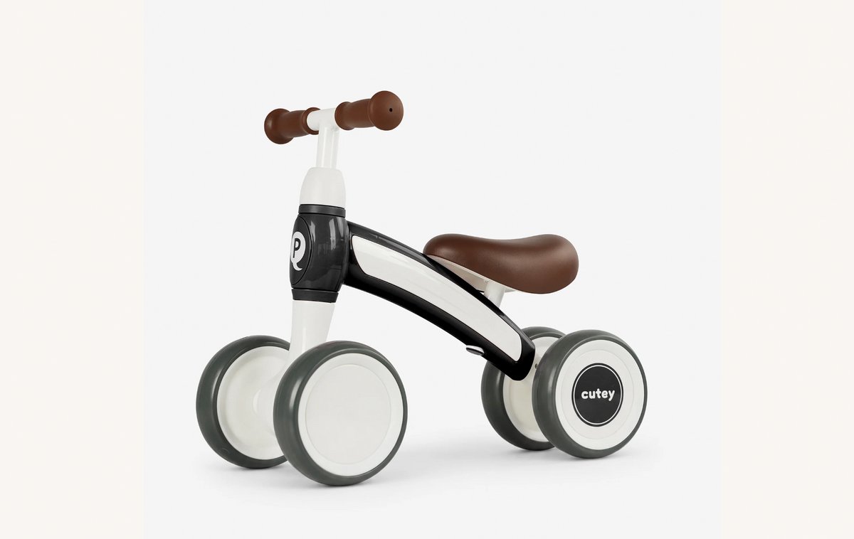 QPlay CUTEY Balance Bike - Black - Balance Bike
