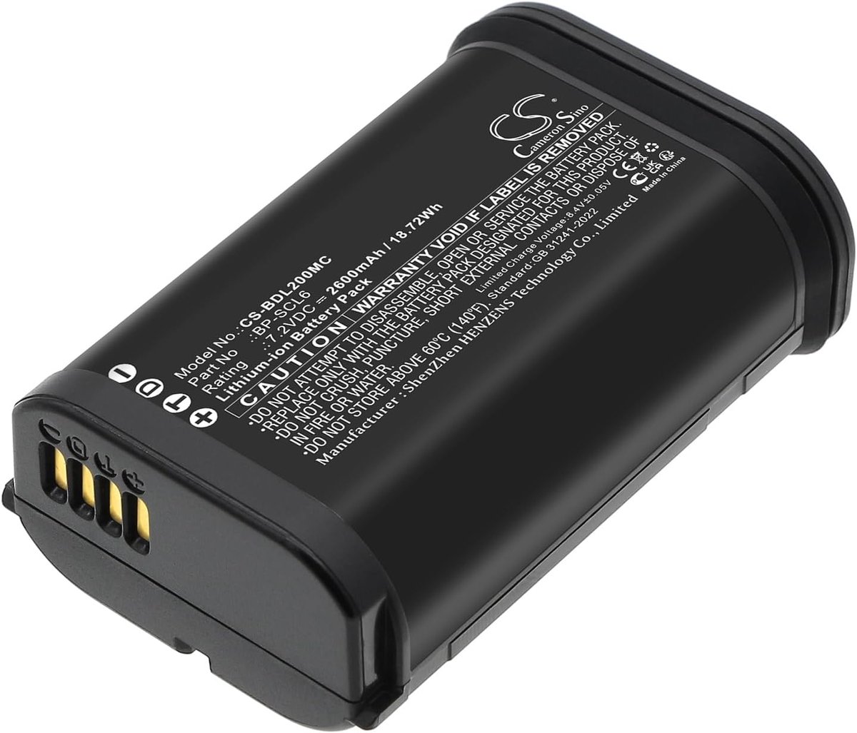 Replacement battery for Leica Q2, Q3, SL2, SL2S PN: Leica 19 531, BP-SCL6, LC-SCL6 2600/18,72Wh - ShopVlot