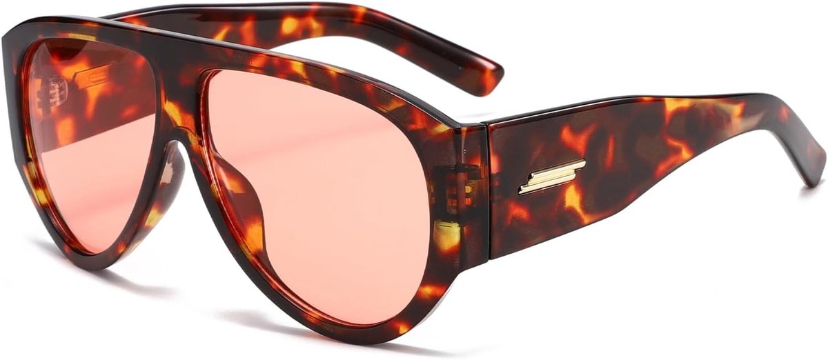 Zonnebril piloot retro - groot formaat - dik frame - UV400-bescherming - ShopVlot