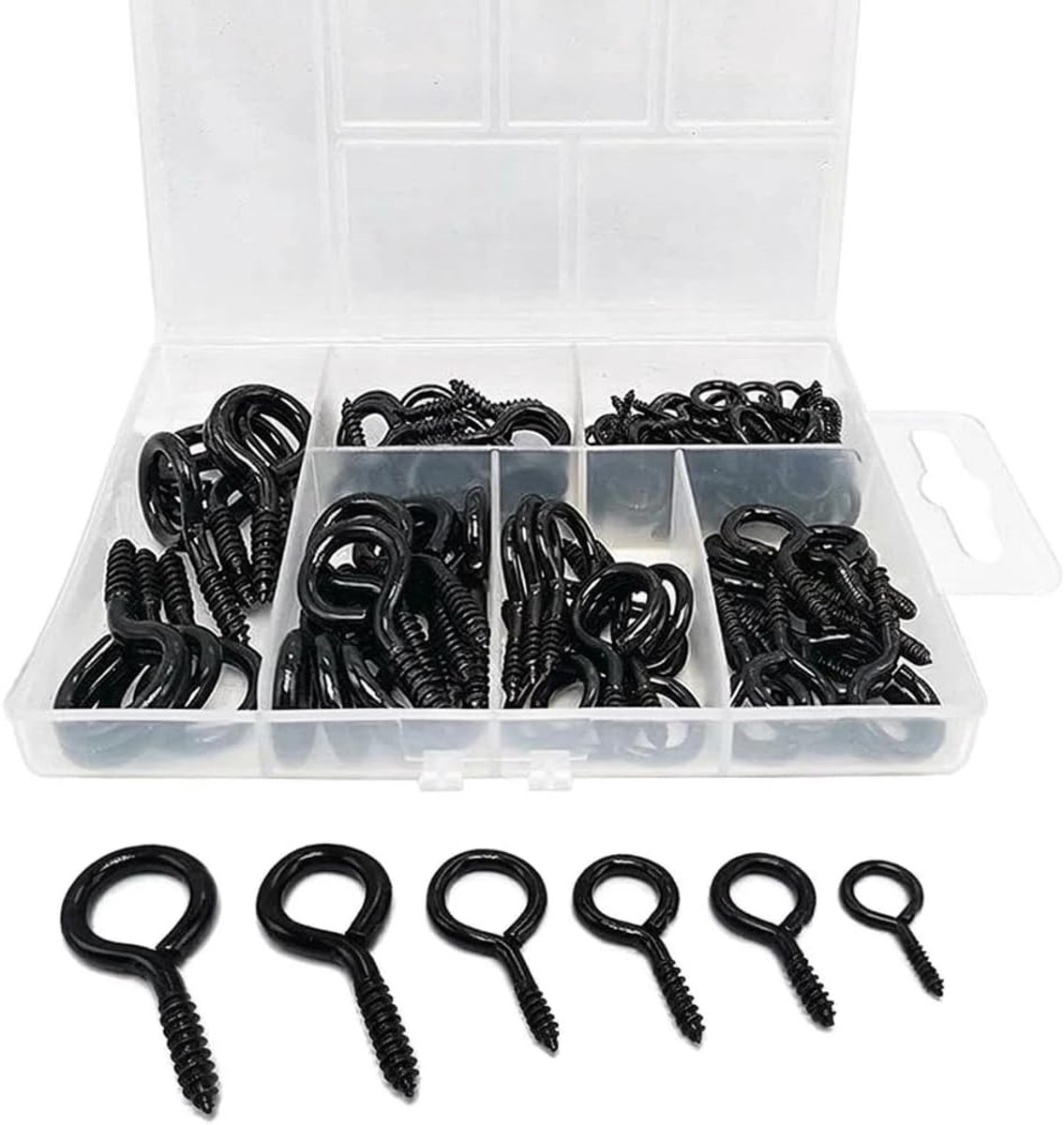 Haken, ooghaken schroef Q-hanger haken met veiligheidsgesp, plafondhaak kit voor keuken tuinplanten kerst outdoor lichtslingers