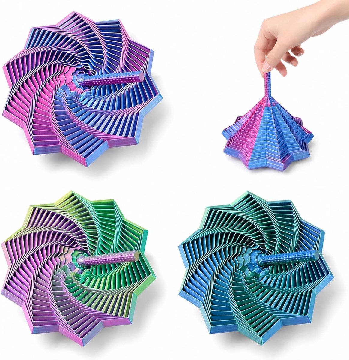 3 stuks anti-stress speelgoed, fidget toys voor volwassenen, fidget toys voor stressbeheersing en kalmering van emoties
