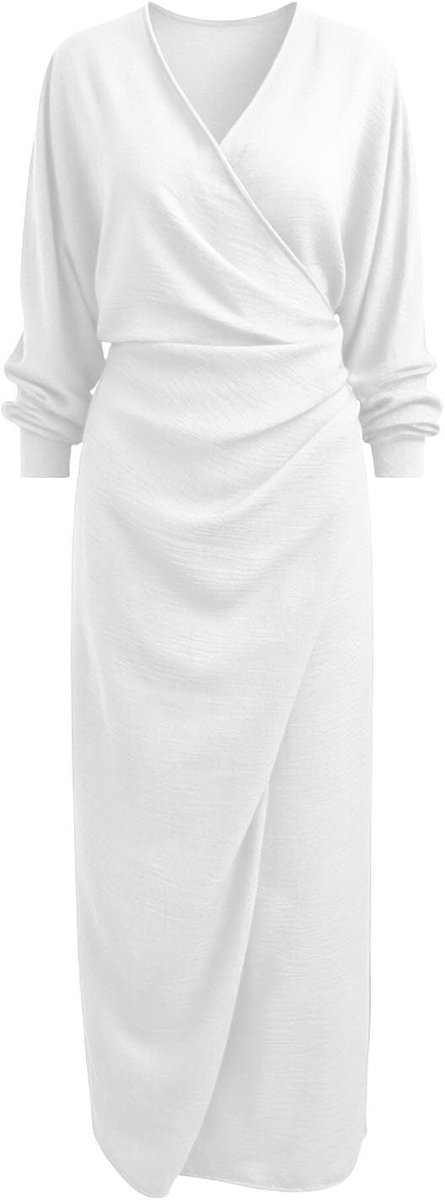 Avondjurk voor dames, cocktailjurk, nauwsluitend, chique, grote maat, glamour, pailletten, split, open rug, gala, bal, receptie, sensueel, A15 — afbeelding 4