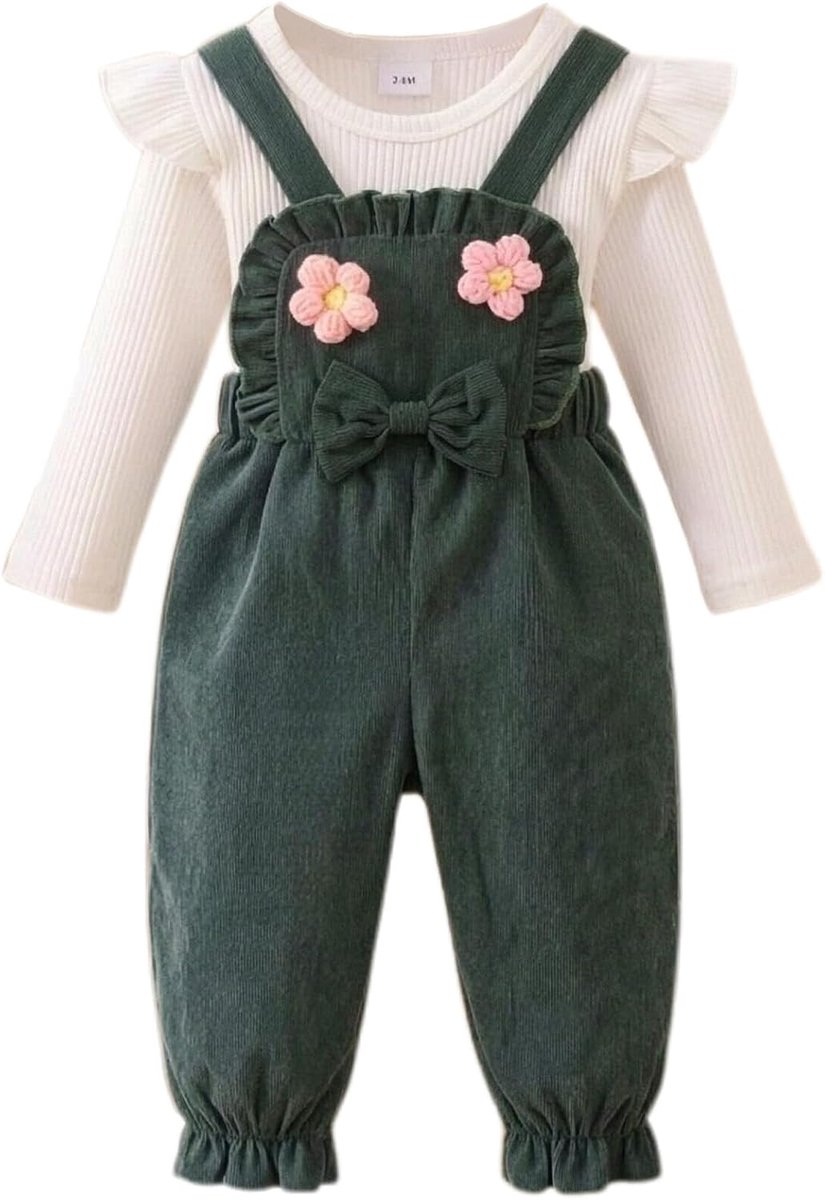 2-delig Pasgeboren baby zomeroutfit top + broek
