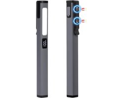 SnelShoppen - Oplaadbare USB LED Zaklamp - 6 Verlichtingsmodi - Kleine Penlamp met Magnetische Bevestiging - Ideaal voor Auto Reparatie, Camping en In
