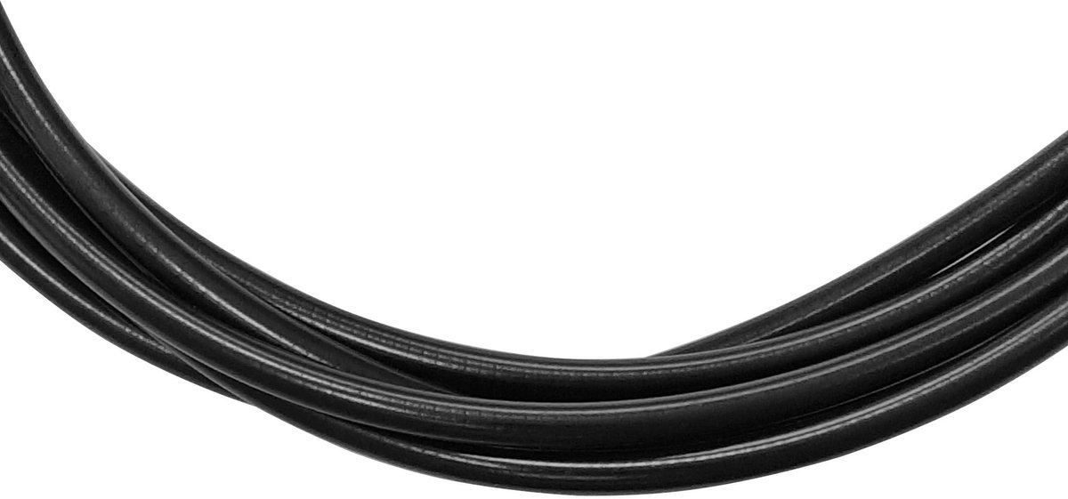 cyclingcolors Kabelbehuizing remtrekhoes rem teflon zwart lengte 1 m Ø 5 mm buitenhoes fiets MTB Fixie singlespeed racefiets bromfiets motorfiets MOKI