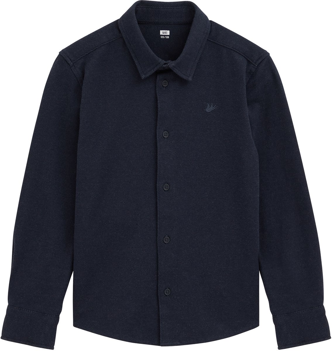 WE Fashion Jongens overhemd van twill met embroidery