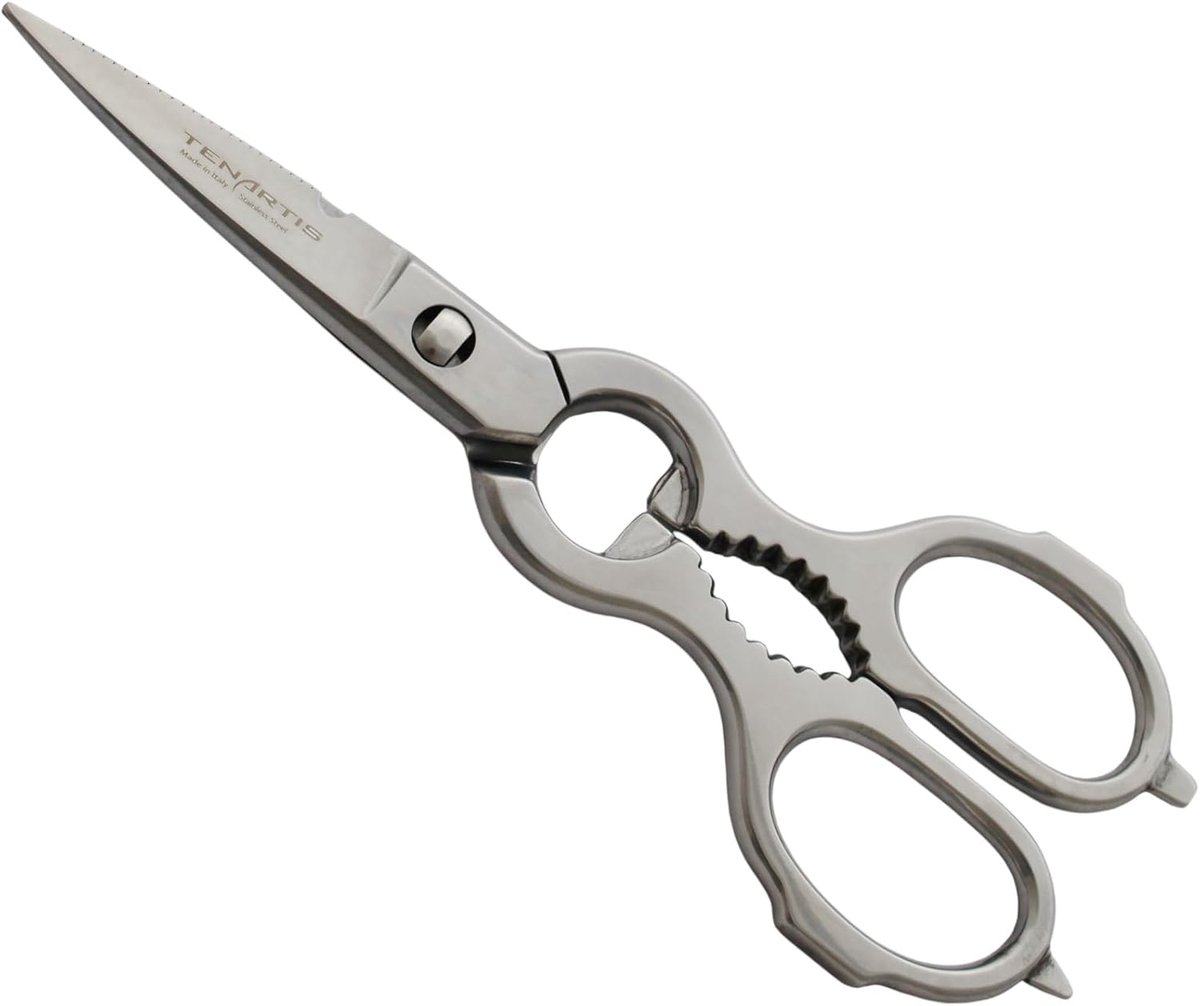 Kitchen Scissors Multifunctional, Stainless Steel, Dismountable, 20 cm - Tenartis 476 Made in Italy - ShopVlot