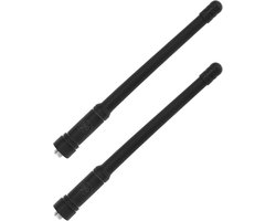 Store 2 stks SMA Vrouwelijke Intercom Telescopische Dual-band Antenne Walkie Talkie Antenne 42mm Compatibel met Baofeng BF-888S UV-5R UV-5RE