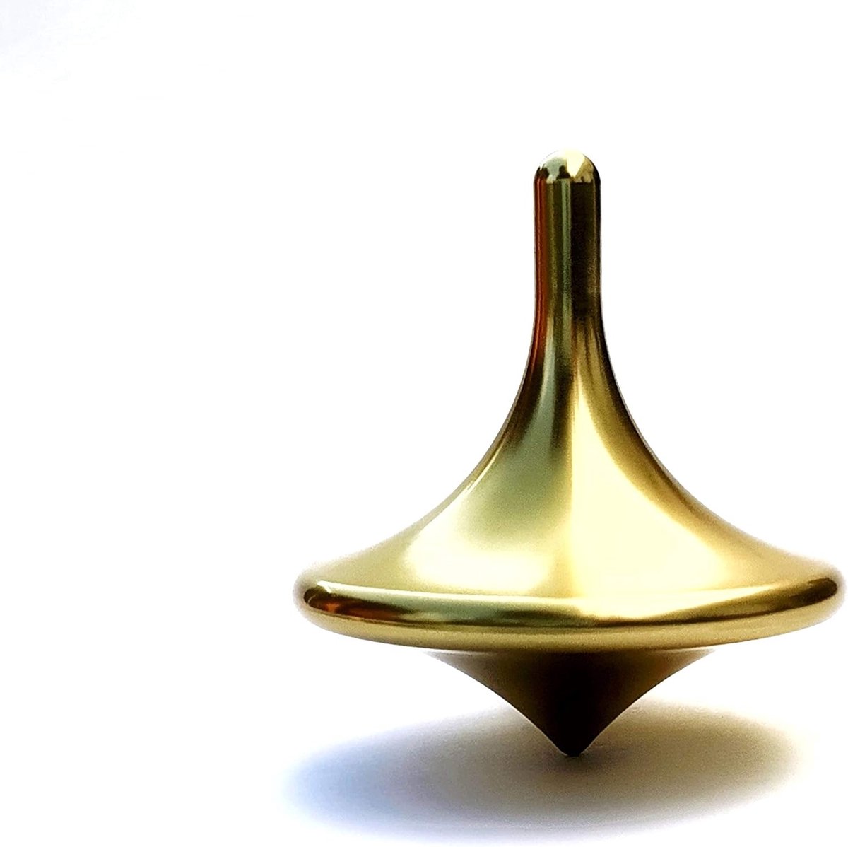 Metalen gyroscoop van massief aluminium design (goud)