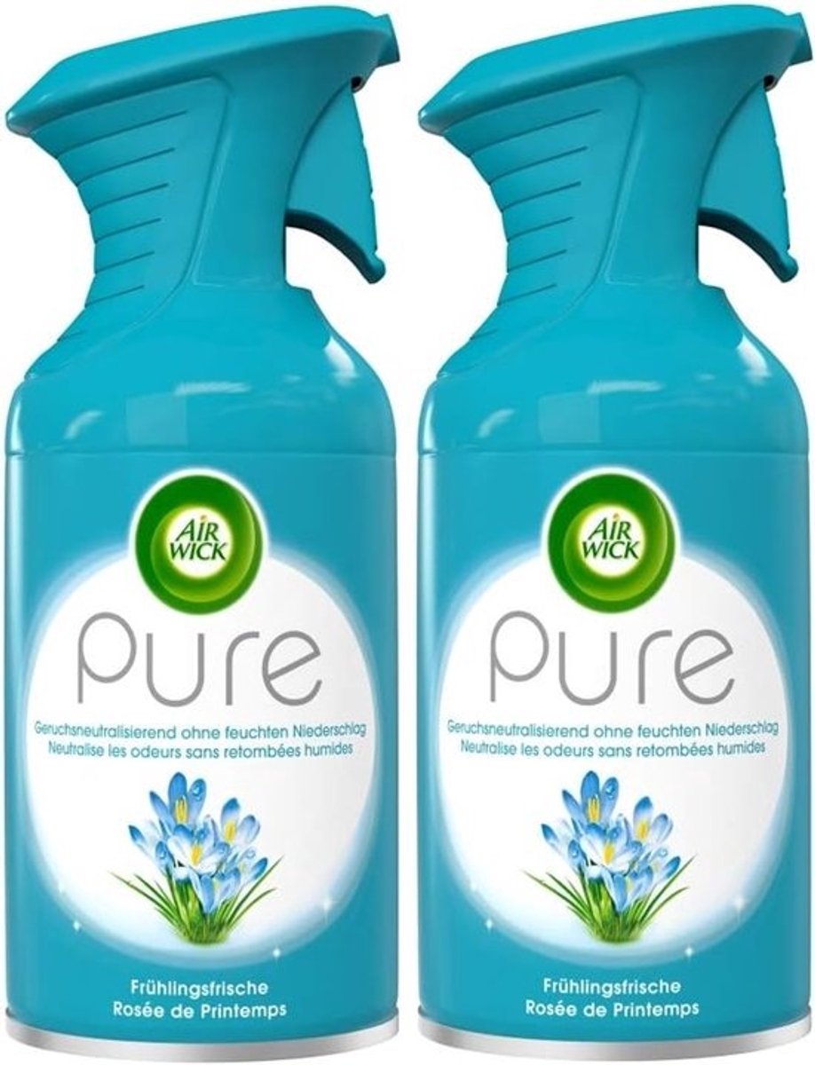 Premium geurspray - PURE - lentefrisheid - 2x250ml