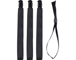 IBOO 20 black fabric bracelets for events – plastic clasp to prevent transfer or reuse – pleasant satin bracelets of - ShopVlot