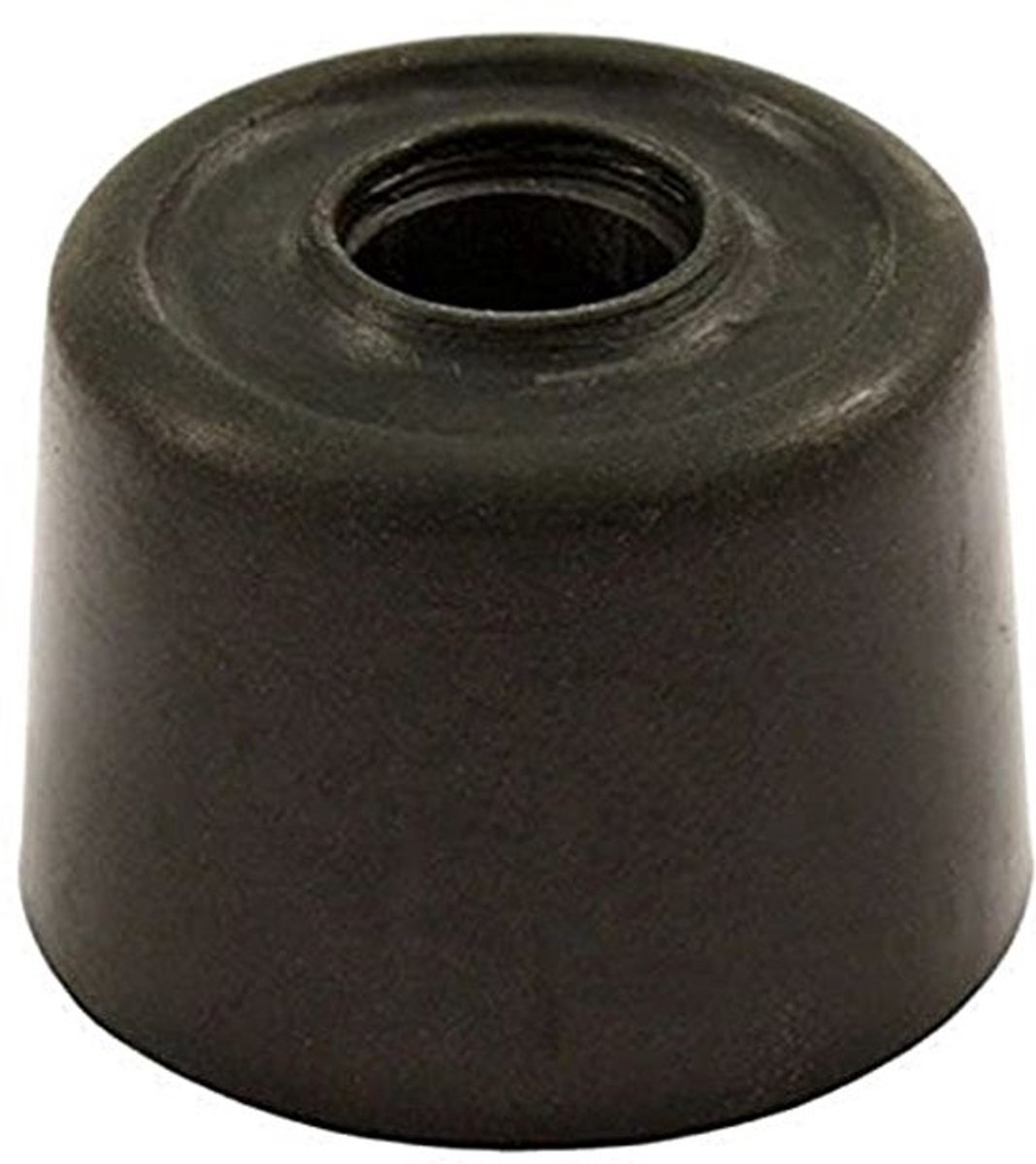 Deurstopper set - Deurvanger en muurbeschermer - Bescherming voor huis - Voor vloer- of muurmontage - 4 stuks - 28 mm - Zwart