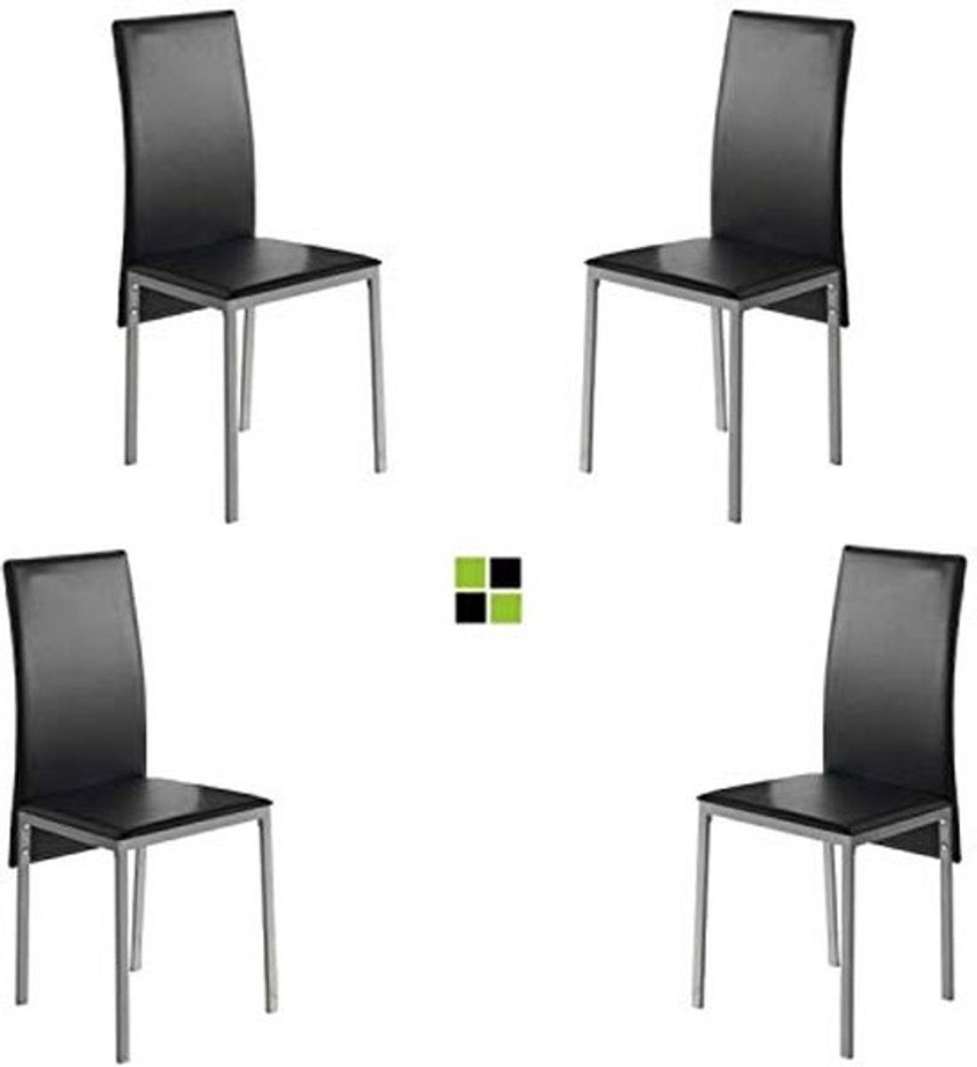 Set van tafel en 4 stoelen voor woonkamer en keuken - Modern design