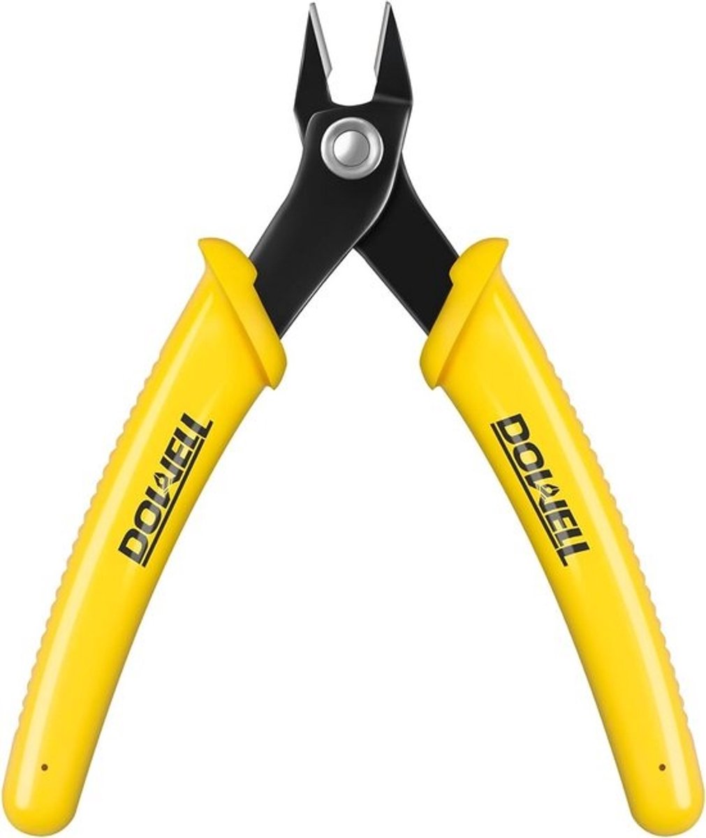 Micro-cutter - flush cutter voor elektronica - Professionele draadknipper - voor koper- en aluminiumkabels - 3 stuks