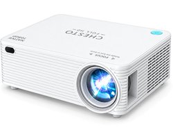 Chesto® Full HD Beamer – 450 ANSI Lumen – Streamen vanaf je Telefoon met WiFi – Native 1080p – 4K Ondersteuning – Bluetooth 5.2 – Inclusief Draagtas – Thuisbioscoop Mini Projector – Model 2026