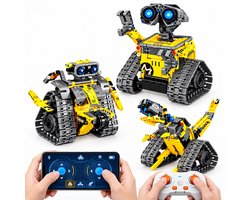 Qualitá® Robot Bouwpakket 3 in 1 - 496 stuks - Robot Speelgoed – DIY - STEM Speelgoed - Educatief – Experiment - Programmeren Voor Kinderen - Interactief – 7 - 8 - 9- 10- 11 - 12 Jaar - Jongens - Bekend van Het grote speelgoedboek 2026