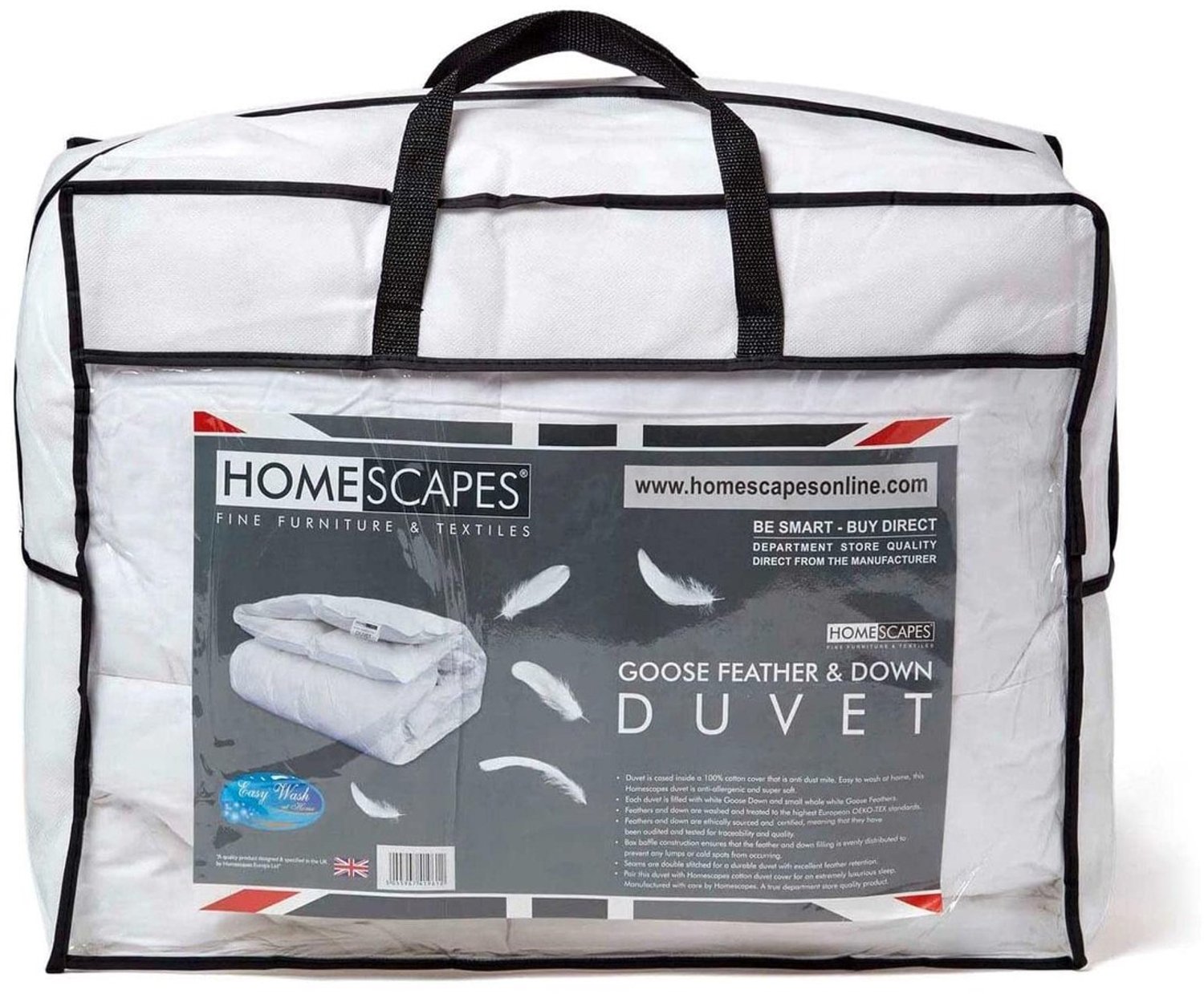 Duraxl Dekbed - Donsdekbed - Zomerdekbed - 200 x 200 cm - Wit