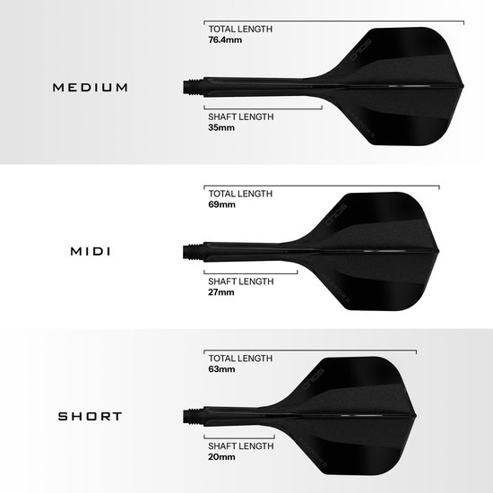 Harrows Solo Black NO2 - Dart Flights van Harrows — afbeelding 5