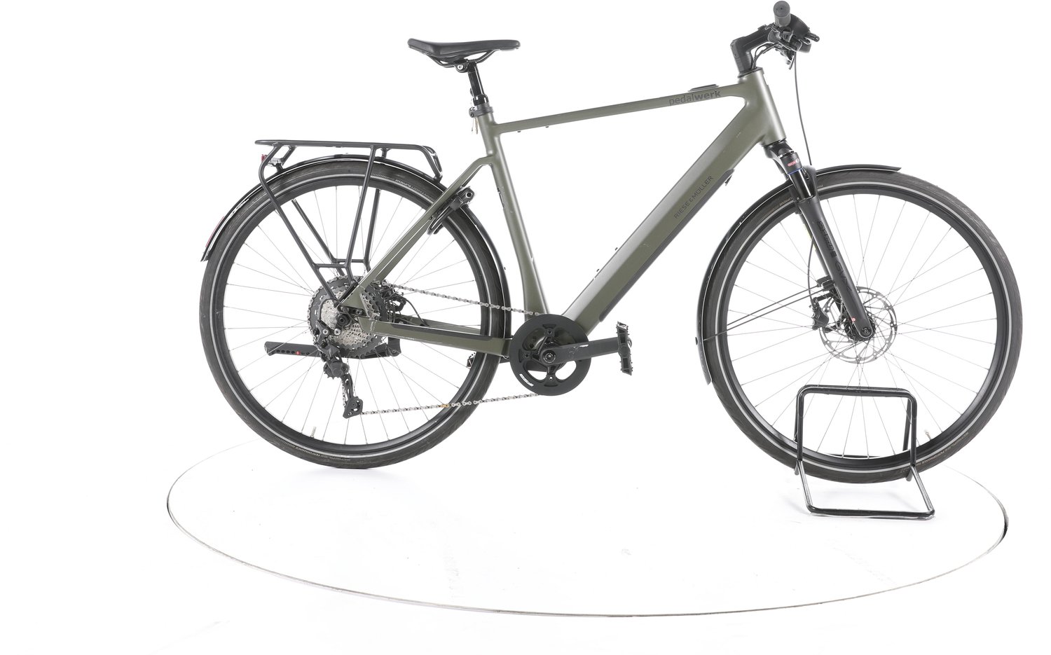 Riese & müller UBN Five Elektrische trekkingfiets Accu 430Wh 28 2023 grijs Pro