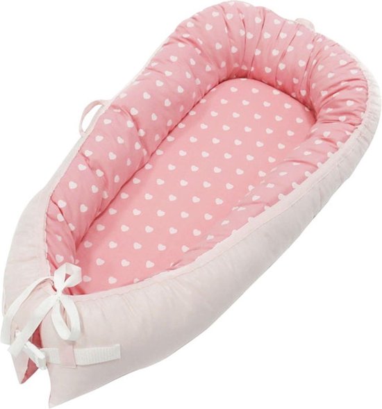Little World Babynest Sleepy Pink Dots