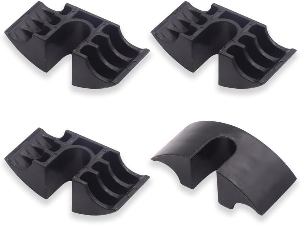 Maan wiggen compatibel met IKEA reserveonderdeel 122998 - bedframe montageplaat voor MALM, MAMMUT & SNEFJORD, set (4 stuks)