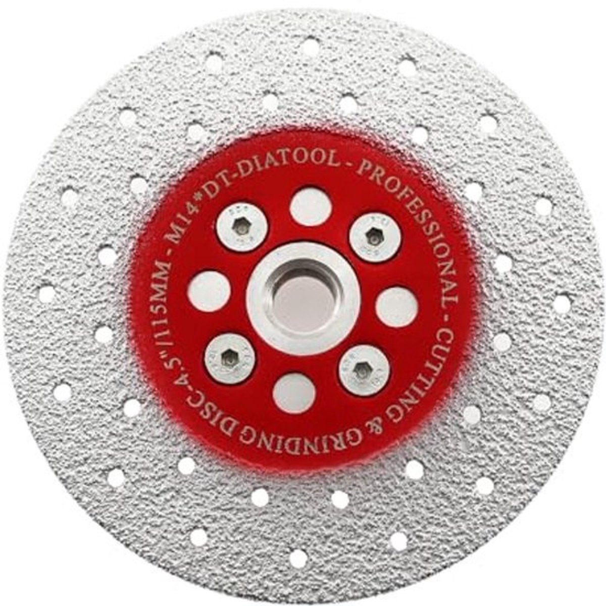 Diamantslijp- en slijpschijven 115 mm x M14 voor graniet, beton, marmer en steen