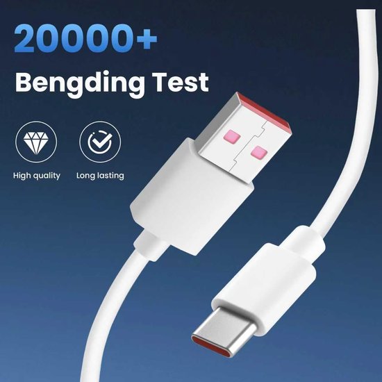 Lange USB C Kabel van 5M, Duurzame synchronisatie van gegevens USB A naar USB C Type C Laadkabel voor beveiligingscamera's CCTV Tablets Beveiligingsapparaten — afbeelding 4