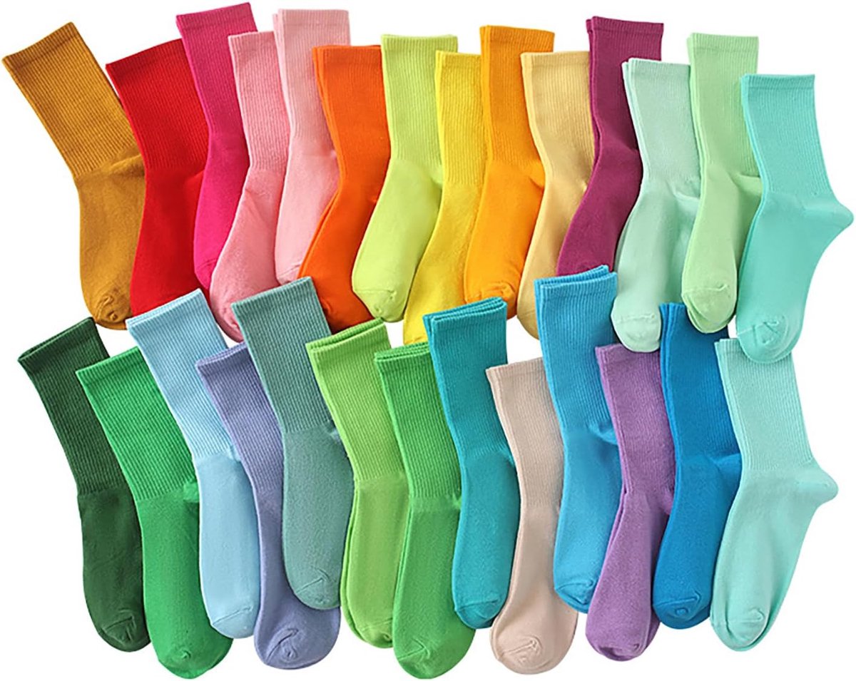 Womens Crew Socks V365GR O, grijs, één maat