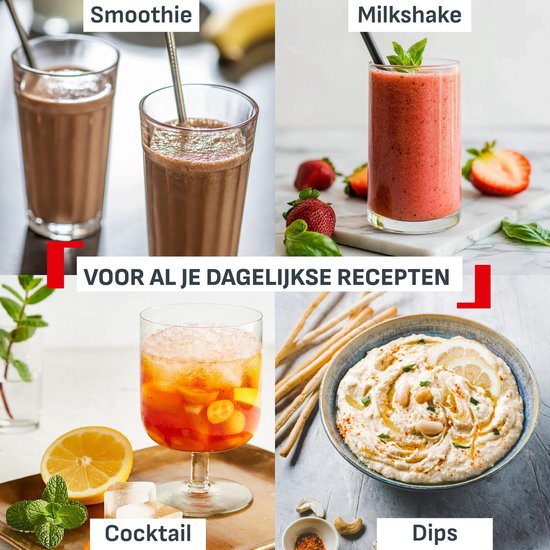 Tefal Blendforce 3 BL585B - Blender - 2 snelheden en pulsefunctie - 600 W - 1,25 L — afbeelding 4