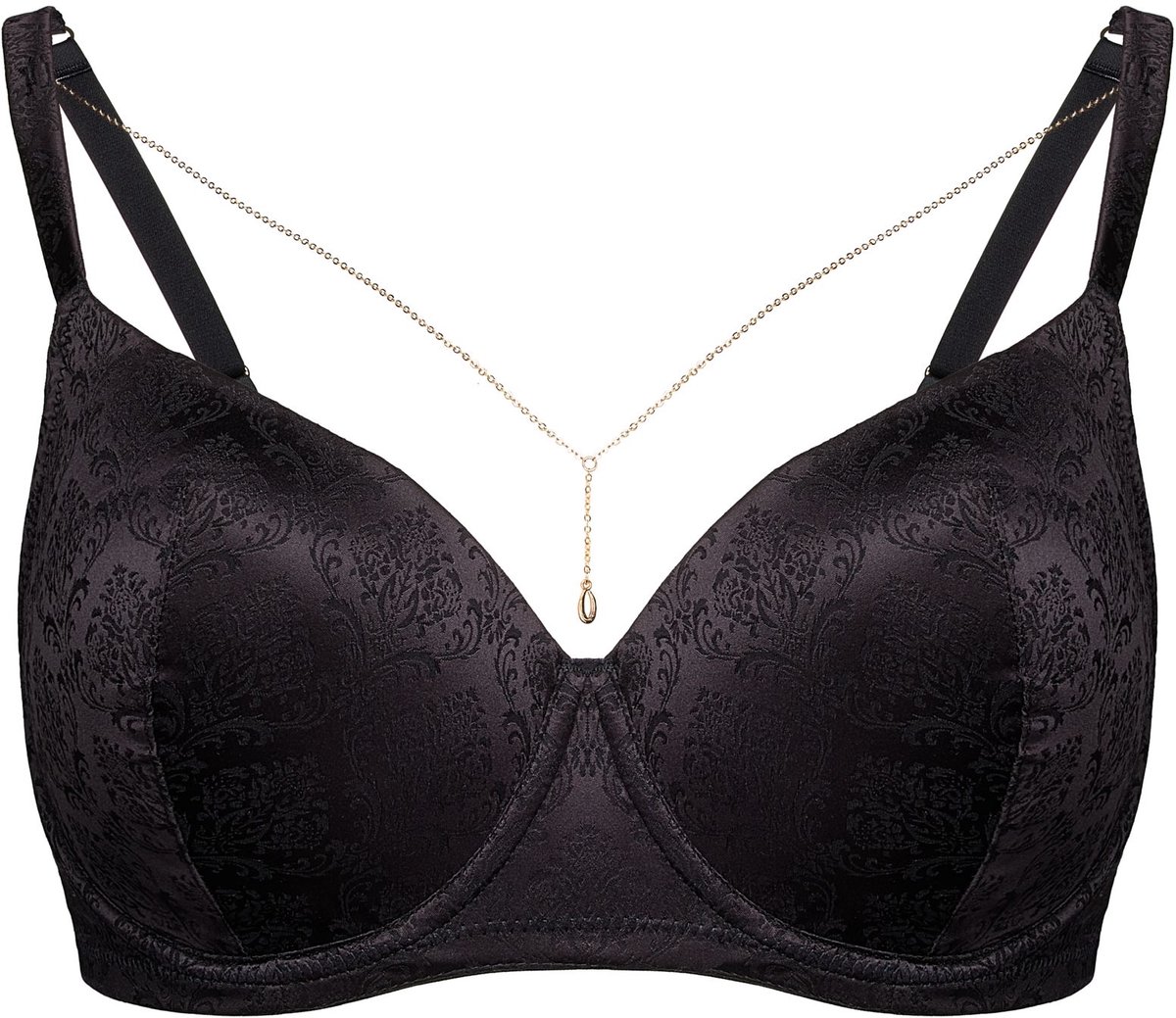 ESOTIQ Charm - Voorgevormde beha - Zwart - 75G - Beugels - Uitneembare vullingen