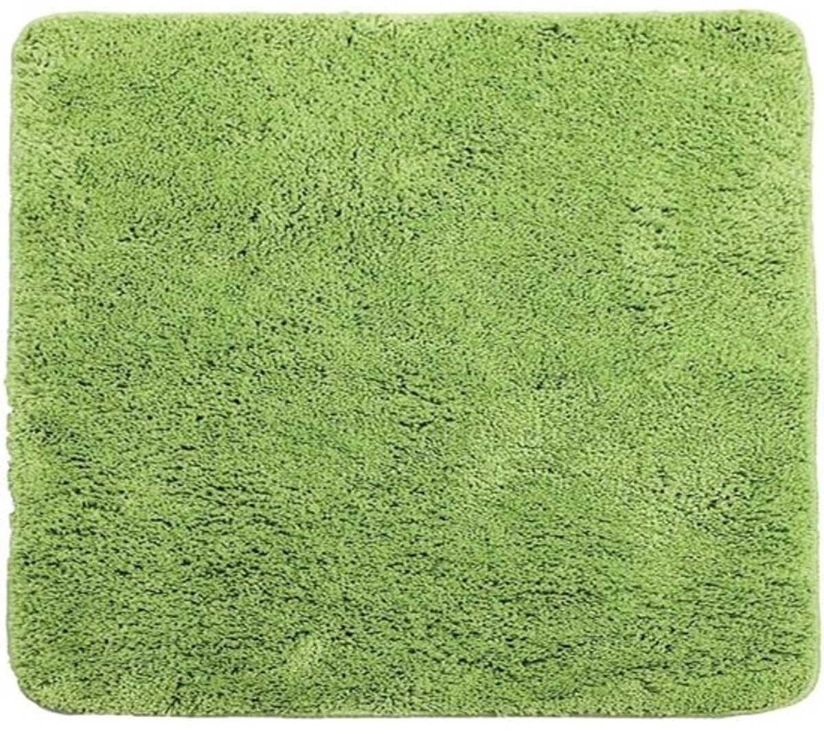 Zachte Antislip Badkamermat 50x50 cm – Chenille Badkamertapijt – Absorberend en Machinewasbaar – Groen