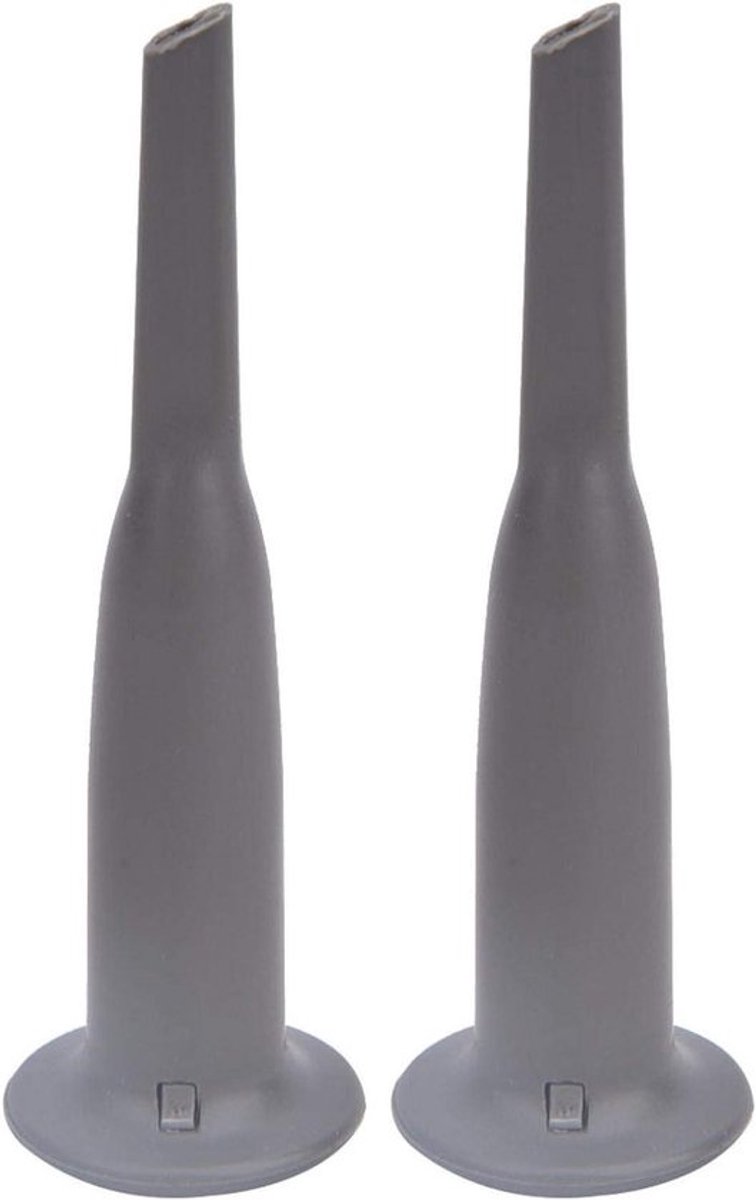 Beschermende sondedop met haak voor oscilloscoopsondes - 2 stuks, grijs