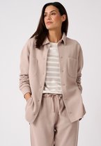 Damart - Overshirt van geribde tricot - Dames - Grijs - XL